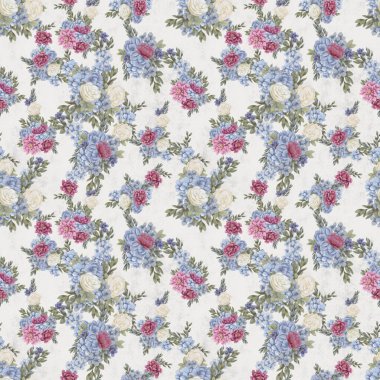 Çiçeksiz suluboya desen. El boyaması çiçekler, tebrik kartı şablonu veya ambalaj kağıdı