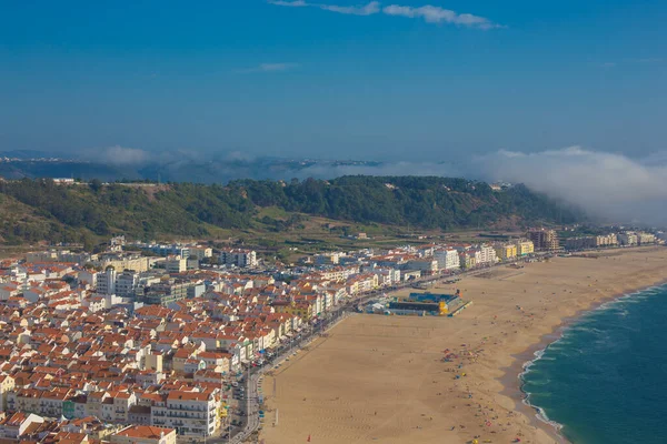 Mooie badplaats Nazare in Portugal — Stockfoto