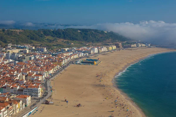 Mooie badplaats Nazare in Portugal — Stockfoto