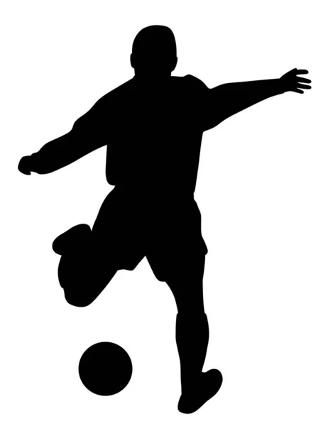 Joueur de football — Image vectorielle