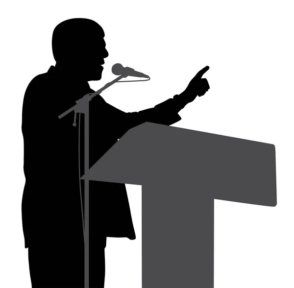 Öffentliche Rede — Stockvektor