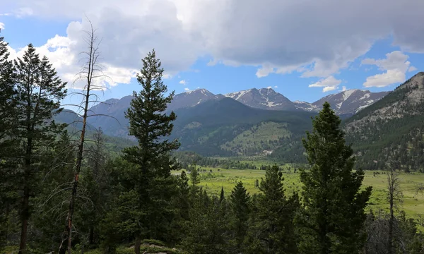 Underbar Utsikt Över West Horseshoe Park Rocky Mountain National Park — Stockfoto