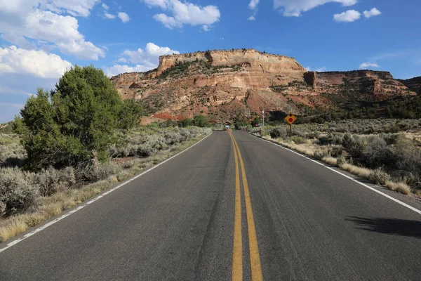 Den Västra Infarten Colorado National Monument Mesa Län Nära Grand — Stockfoto
