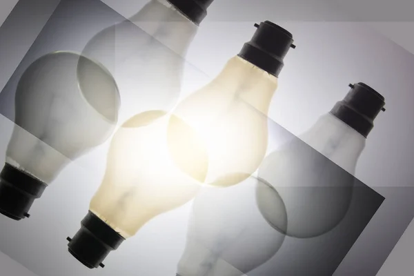 Composite Light Bulbs — Stock Photo, Image