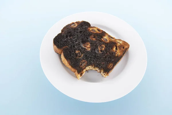 Rosinen Toast Auf Teller — Stockfoto