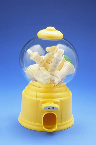 Pièces Échecs Dans Bubblegum Machine — Photo