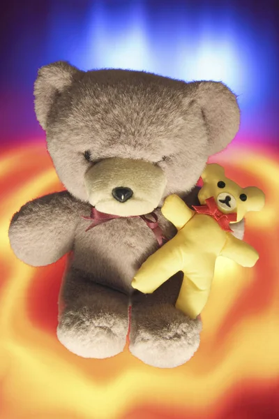 Teddybären Mit Warmem Hintergrund — Stockfoto