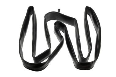 Beyaz arka plan üzerinde bisiklet tüp