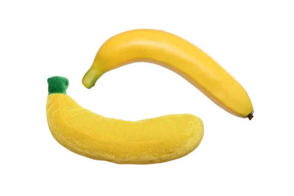 Plastové banány z hraček — Stock fotografie