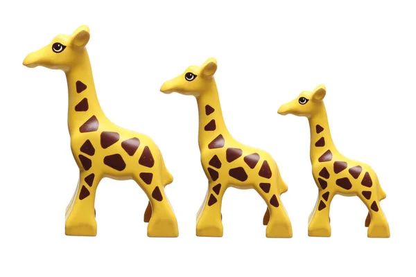 Row of Toy Giraffes — Stock Photo, Image