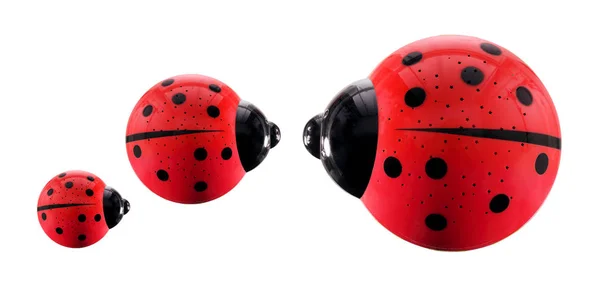 Miniature Ladybird Figurines — Stock Photo, Image