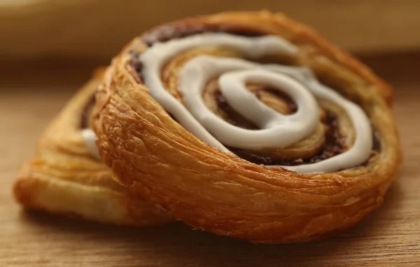 Pasticceria Danese Molto Gustosa Superficie Naturale — Foto Stock