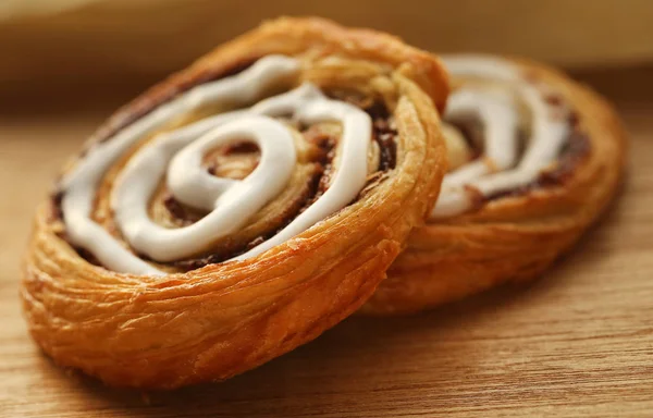 Pasticceria Danese Molto Gustosa Superficie Naturale — Foto Stock