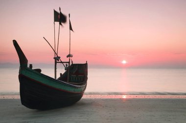 Saint Martins Adası, Bangladeş uzun pozlama kompozisyon tekne