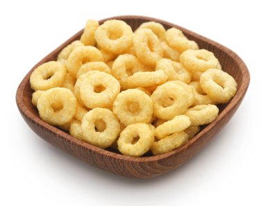 Kahvaltı için lezzetli ve besleyici maddeleri tatlım yüzük pul