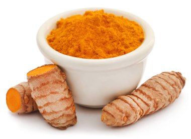 Toz ile ham zerdeçal