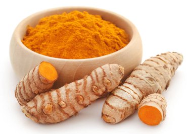 Toz ile ham zerdeçal