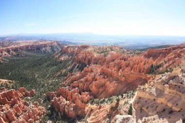 Utah'ın güneybatısındaki Bryce Kanyonu Milli Parkı. Amerika Birleşik Devletleri