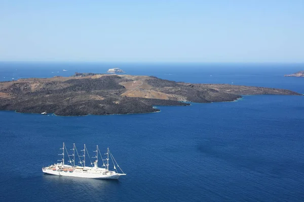 Vista Panoramica Dell Isola Santorini — Foto Stock