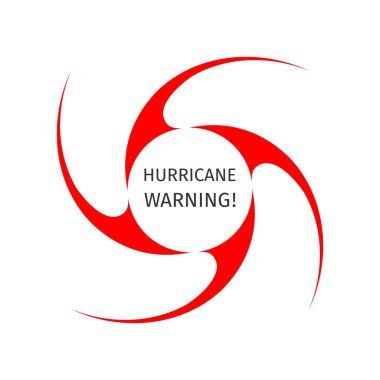 Kasırga uyarı grafik sembolü