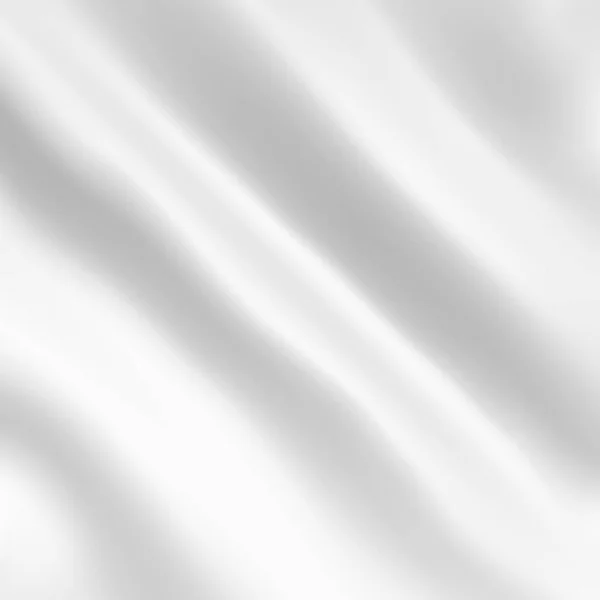 Vektorhintergrund aus weißem Stoff mit Wellen — Stockvektor