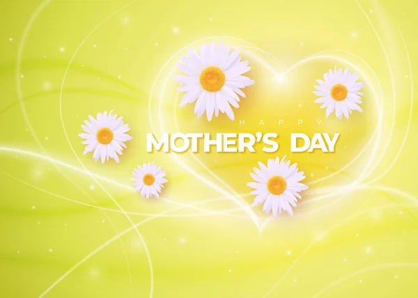 Happy Mothers Day vector holiday illustration