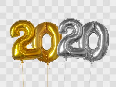 Altın ve gümüş folyo balon sayısı 2020