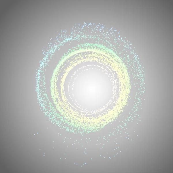 抽象浅蓝色粒子漩涡 — 图库矢量图片
