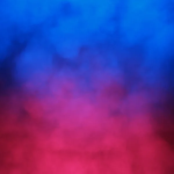 Blaue und rote abstrakte Rauchwolken — Stockfoto