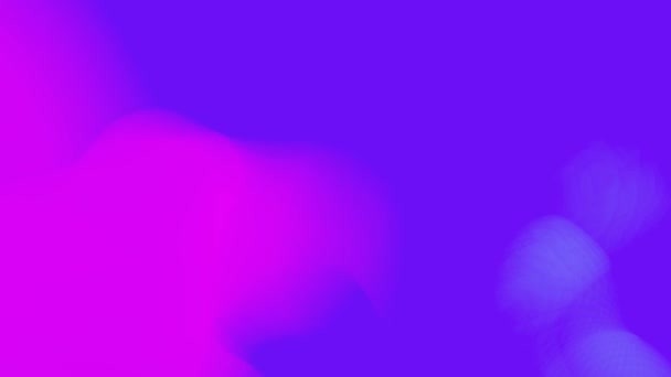 Animação Orgânica Cor Líquida Flutuação Das Cores Rosa Violeta Azul — Vídeo de Stock