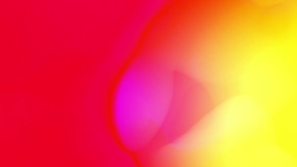 Liquid Color Organic Animation Fluctuation Red Yellow Colours Fluid Colorful — Stock Video