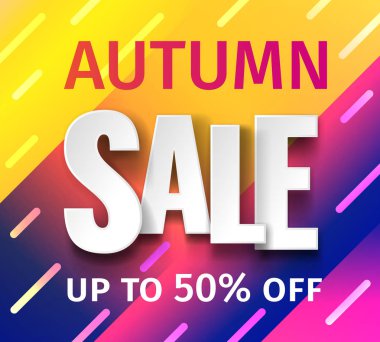 Sonbahar Satılık Retro Tasarım Şablonu