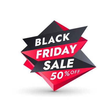 Siyah Cuma faset kristal afiş