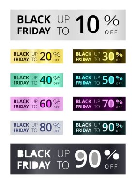 Black Friday tanıtım afişseti