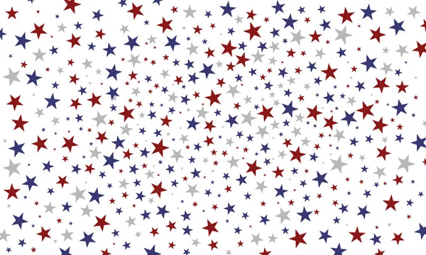 Festive colorful background. USA celebration confetti stars