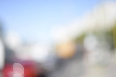 arka plan bulanık, şehir trafik