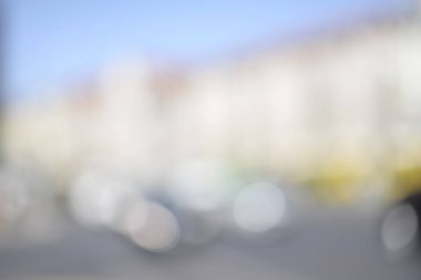 arka plan bulanık, şehir trafik