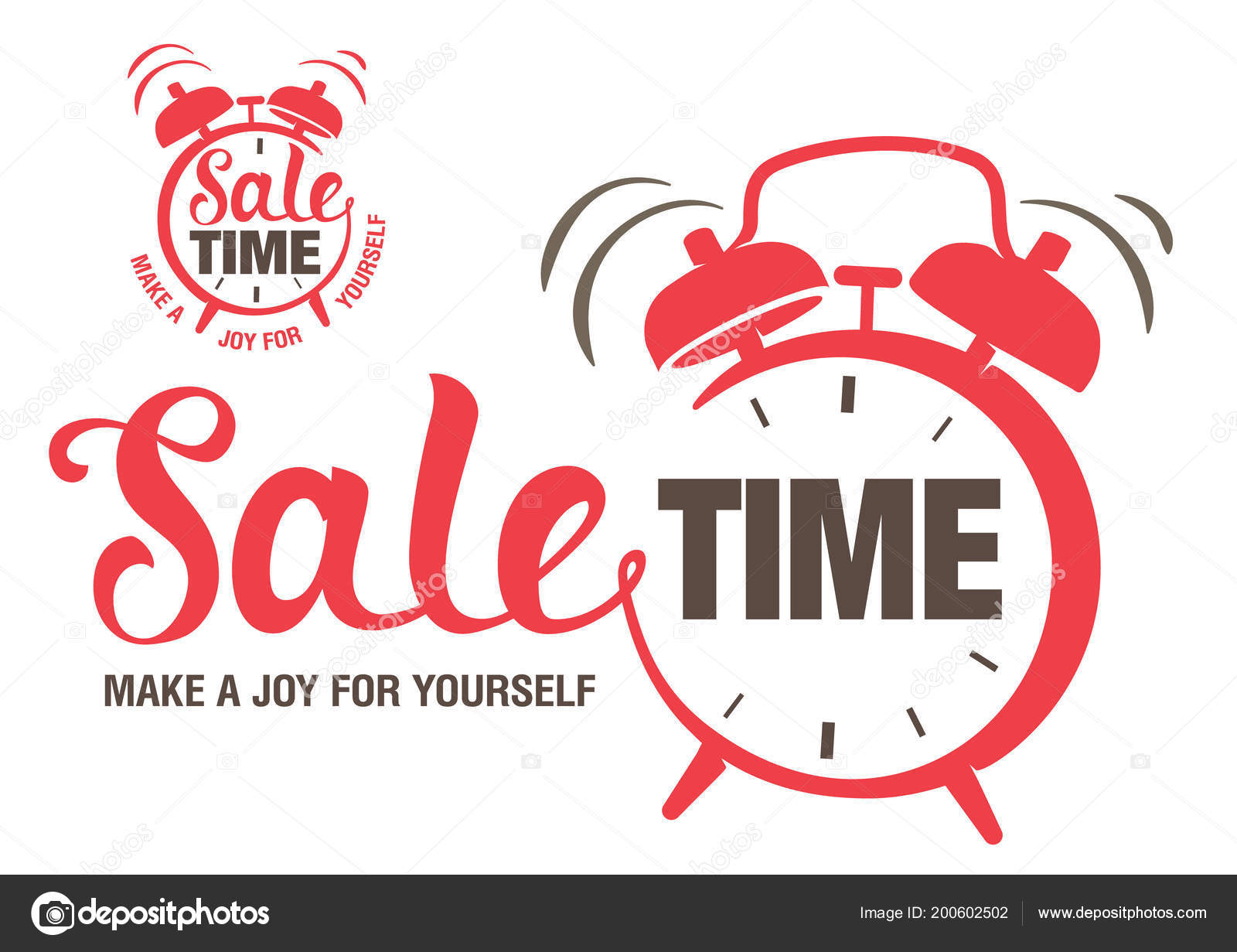 Sale time lettering — Stock Vector © archetype 200602502