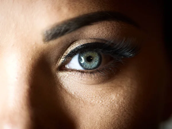 Mulher Cosméticos Closeup Lábios Vermelhos Retrato Beleza Para Salão Beleza — Fotografia de Stock