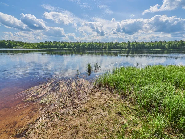 Fiume Estate Russia Carelia — Foto Stock