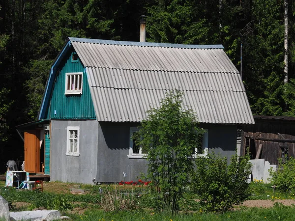 Casas Campo Pueblo — Foto de Stock