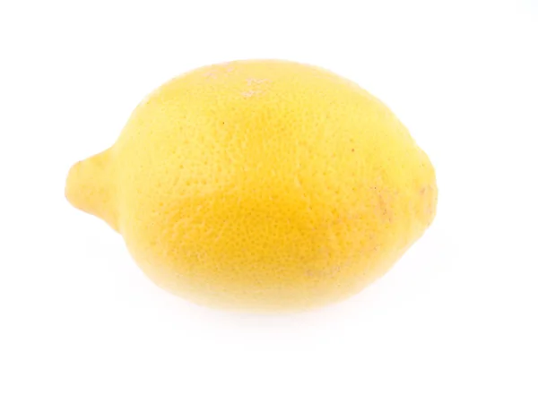 Zitrone Auf Weißem Hintergrund — Stockfoto