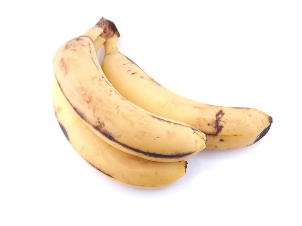 Bananen Auf Weißem Hintergrund — Stockfoto