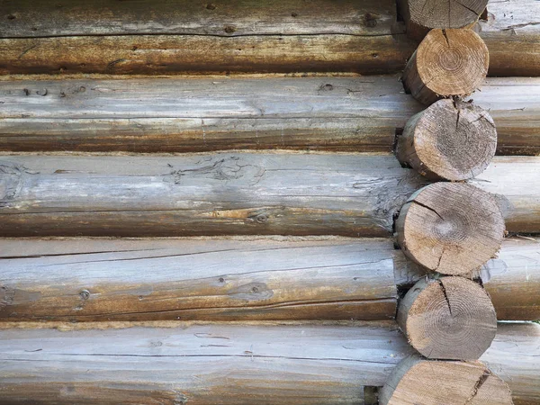 Pared de madera marrón. hermoso fondo —  Fotos de Stock