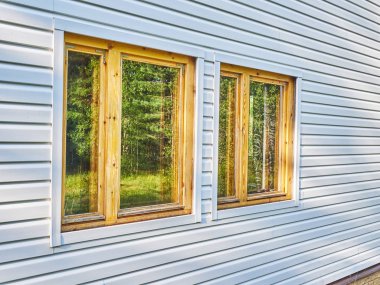 Çerçeve yapımı. beyaz kaplama