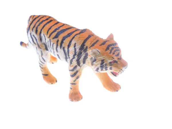 Toy Tiger White Background — Stock Photo, Image