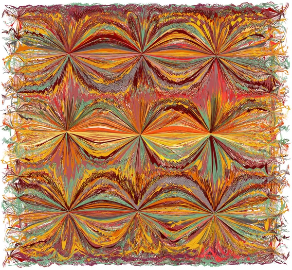 Tapiz Con Grunge Colorido Abstracto Rayado Patrón Ondulado Franja — Archivo Imágenes Vectoriales
