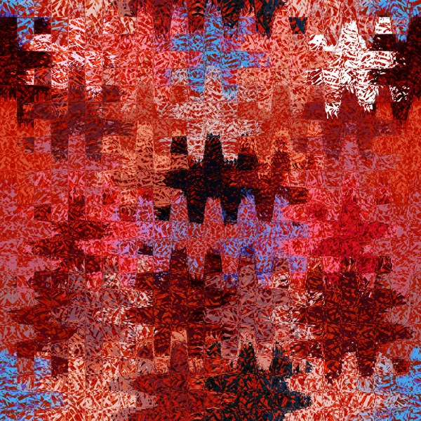 Απρόσκοπτη Καρώ Grunge Χρωματισμένο Υπόβαθρο Πολύχρωμα Τετράγωνα Στοιχεία Για Σχεδιασμό — Φωτογραφία Αρχείου