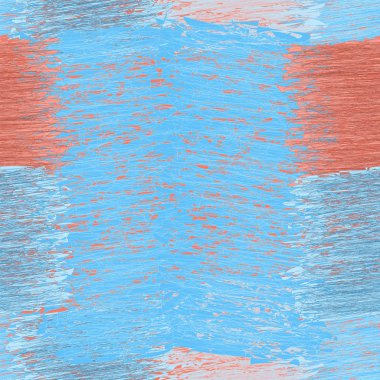 Sorunsuz grunge çizgili ve mavi, turuncu renkli desen lekeli