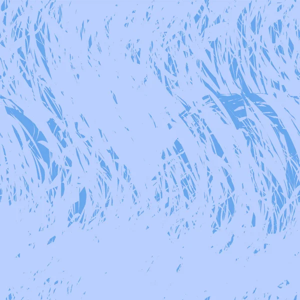 Pola Mulus Dengan Riak Laut Abstrak Dalam Warna Biru Untuk - Stok Vektor